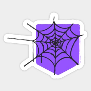 Spiderweb Pocket Sticker